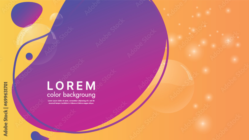 Fototapete this abstract illustration features a modern and colorful design that impresses with geometric shape