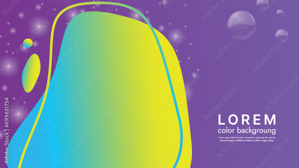 Fototapete this abstract illustration features a modern and colorful design that impresses with geometric shape