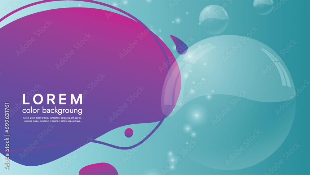 Fototapete this abstract illustration features a modern and colorful design that impresses with geometric shape