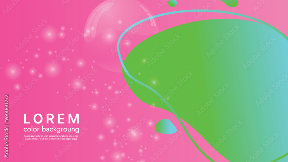 Fototapete this abstract illustration features a modern and colorful design that impresses with geometric shape