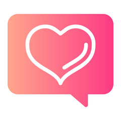 chat gradient icon