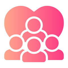 team gradient icon