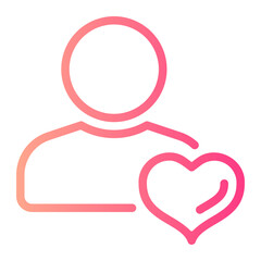 user gradient icon