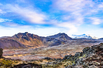 Wunderschöne Vulkanische Landschaft in Island