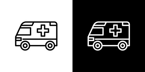 救急車の医療アイコン © WAWAWA