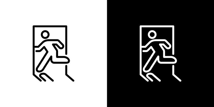 非常口 誘導標識 FA301 非常口 （ヨコ） 065301 | 【ミドリ安全