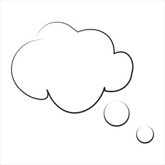 cloud vector icon for weather and technlogy icon