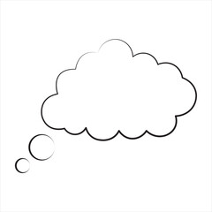 cloud vector icon for weather and technlogy icon