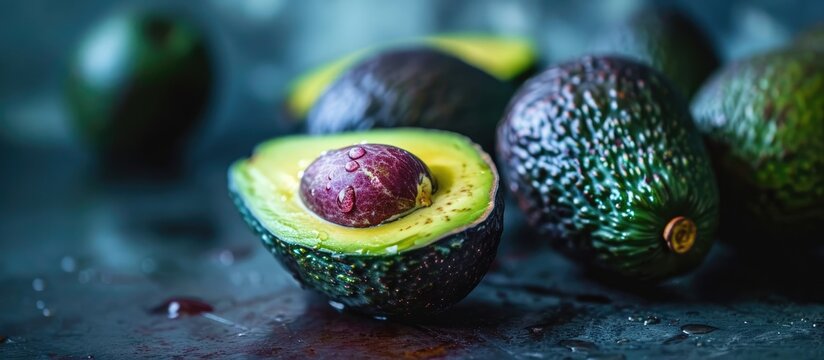 Choosing a hass avocado.