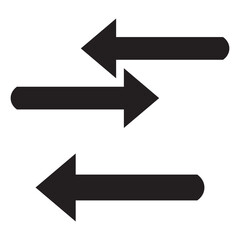 Arrow icon white background. Arrow symbol for web site design, logo, app. Arrow vector illustration. Arrow icon