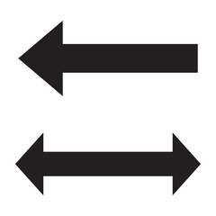 black arrow icon on white background. flat style. arrow icon for your web site design, logo, app, UI. arrow indicated the direction symbol. curved arrow ... See More