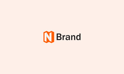 N letter logo