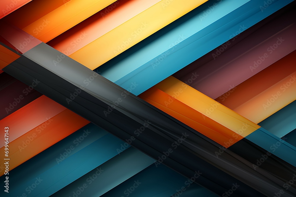 Aufkleber multiple soft dark colour geometric background