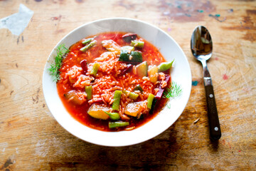 トマトスープリゾット