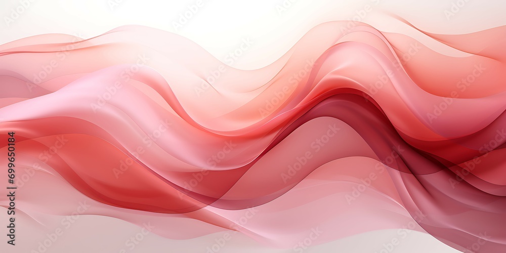 Poster abstract smooth pink wave mesh gradient background design