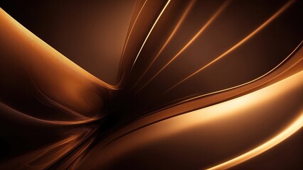 Abstract Brown background with dynamic light effect
