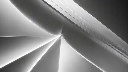 Abstract Gray background with dynamic light effect