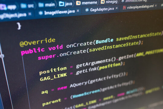 Coding on screen