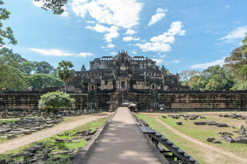 Angkor Baphuon Entry - obrazy, fototapety, plakaty