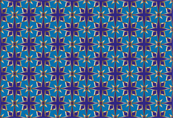 golden ornament in Arabian style. Modern pattern with geometric ornaments for invitation card, scrapbook, banner, postcard.