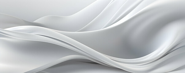 An abstract image with white wavy textures flowing across the frame, giving a calm and modern feel.