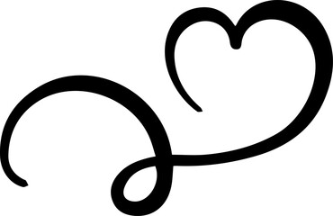Heart Icon, Hand Drawn Heart, Valentine Days, Cupid, Heart Clipart, Open heart