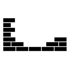 brick wall stack icon