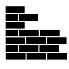 brick wall stack icon