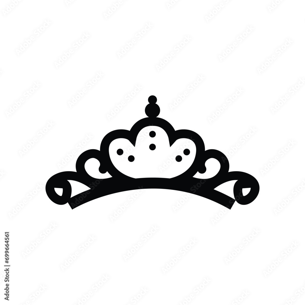 Poster crown logo icon