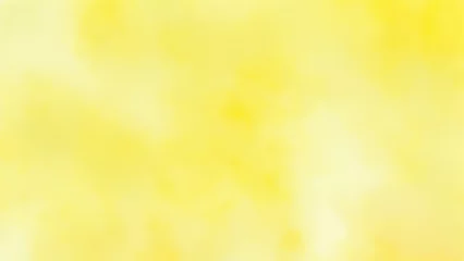 Deurstickers Yellow Bleeding Watercolor texture Background © Reazy Studio