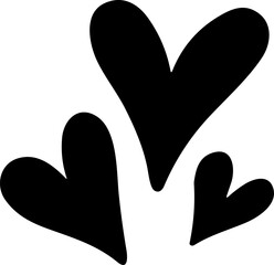 Heart Icon, Hand Drawn Heart, Valentine Days, Cupid, Heart Clipart, Open heart