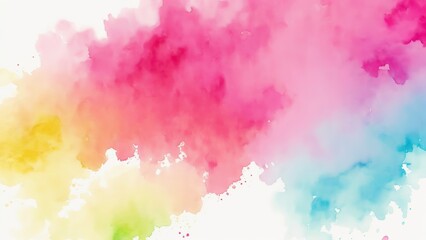 Obraz premium Colorful Bleeding Watercolor texture Background