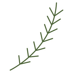 leaves , Christmas leaves. Colorful. Vector and illustration.