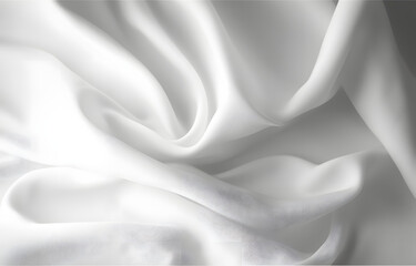 Obraz premium White silk texture luxurious satin for abstract background. beautiful white fabric