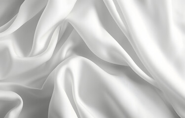 Obraz premium White silk texture luxurious satin for abstract background. beautiful white fabric