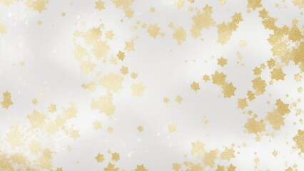 White and Gold Foil Glitter Texture Background