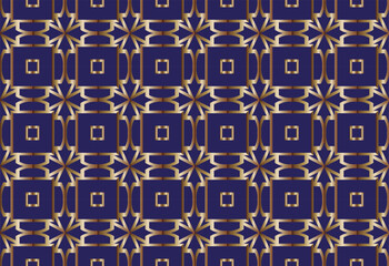 gold pattern on blue background    Ornaments on dishes, textiles, wallpaper.     
