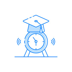 Alarm, education, icon, technology, notification, alert, learning, online, school, clock, time, study, app, digital, mobile, device, reminder, symbol, knowledge, e-learning, smart, app, deadline, time