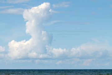 Clouds above the Baltic sea.