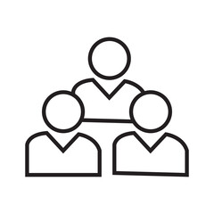 User icon in flat style, Person icon, User icon for web site, User icon vector illustration