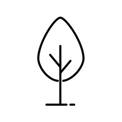 Tree And Plant Line Icon