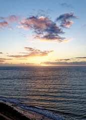 Fototapeta na wymiar Beautiful summer sunset in Jandia - Fuerteventura, Spain