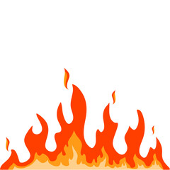 Blazing Fire Vector Illustration