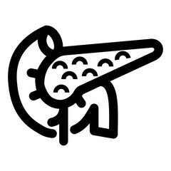 Pancreas on human body parts