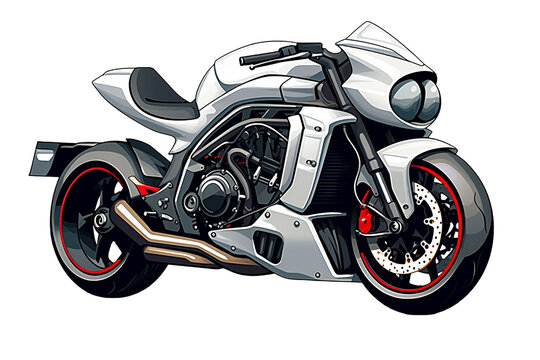 recommend clip art: pickup truck electric vehicle hybrid car luxury sports bike moped dump bus train tram bulldozer excavator crane backhoe motorhome travel van png line art vehicle transportation White bg Generative AI