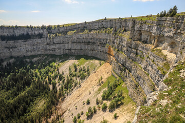 famous Creux du van in Switzerland