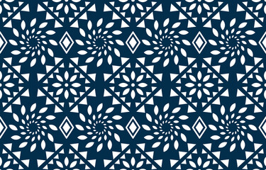 Ethnic southwest tribal navajo ornamental seamless pattern fabric colorful design for textile printing  - obrazy, fototapety, plakaty