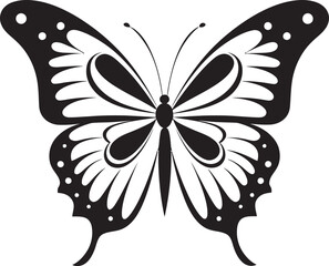 Nights Majesty Vector Black Butterfly Icon Enigmatic Euphoria Black Butterfly Logo Design