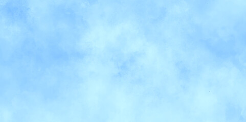 Beautiful and soft cloudy light blue clouds watercolor background, Blue shades gradient grunge texture, Abstract blue paper texture with clouds, blue aquarelle blurry natural clouds for presentation.	