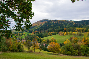 Lausche im Zittauer Gebirge im Herbst I
